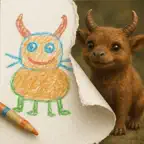 Kids Sketch AI: Drawing to Art iOS Icon