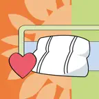 Søskende på hospitalsbesøg iOS Icon