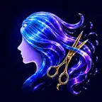 Hairstyle Try On - Hairfy AI iOS Icon
