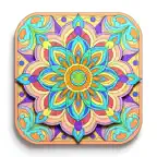 Mandalas coloring pages relax iOS Icon