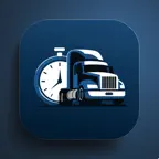 Trucker Timer: HOS Compliance iOS Icon