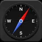 指南针 - 经纬度定位与经纬度导航海拔高度数据水印相机应用 iOS Icon