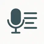 AI音声文字起こし-録音で会議の議事録を無限に自動文字起こし iOS Icon