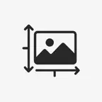 Photo Resize App iOS Icon