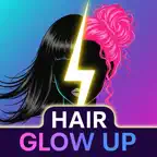 Hairstyle Try On: Hair Glow AI iOS Icon