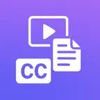 Video Subtitle & Transcription iOS Icon
