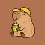 MatchaBara: Capybara Matcha iOS Icon