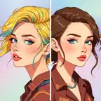 Hair Flip - Hairstyle Swap AI iOS Icon
