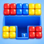 Pixel Blocks Out iOS Icon