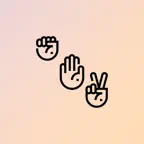 Rock. Paper. Scissors. iOS Icon