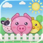 Pop Pop Piggies: Animal Puzzle iOS Icon