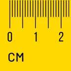 Tape Measure with Camera Icon