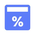 Percentage Calculator Tool-% iOS Icon