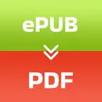 EPUB To PDF App iOS Icon
