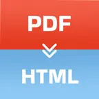 PDF To HTML App iOS Icon
