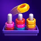 3D Nuts Sort iOS Icon