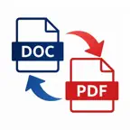 Word to PDF Converter: Doc2PDF iOS Icon