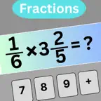 Fraction Calculator Plus + iOS Icon