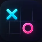 XO Glow: Party Tic Tac Toe iOS Icon