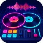 DJ Whisk AI - Make Mashup Song iOS Icon