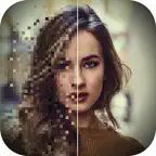 Mosaic Blur Photo Cam iOS Icon