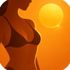 Tanning App: SunGlow iOS Icon