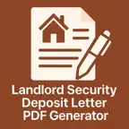 Deposit Letter PDF Generator iOS Icon