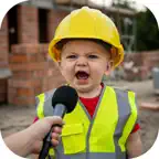 AI Baby Interview Vlog Video iOS Icon