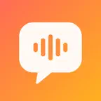 Voice to Caption: AI Writer iOS Icon