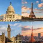 Capital Quiz: World Countries iOS Icon