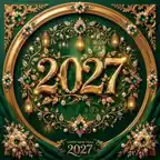 Happy New Year 2026 wishes Icon