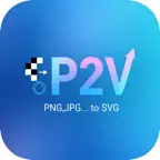 P2V: PNG JPG HEIC to SVG iOS Icon