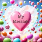 candy hearts messages iOS Icon