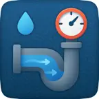 Pipe Pressure drop calculator iOS Icon
