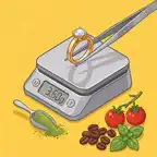 Digital Scale for Grams: Treo iOS Icon