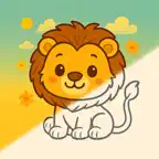 Little Painter: Kids Coloring iOS Icon