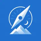 Compass Altimeter: Sun & Moon iOS Icon
