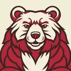 Красный Медведь NEW iOS Icon