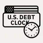 U.S. Debt Clock icon