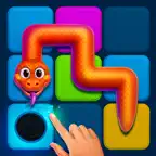 One Line Snake iOS Icon