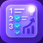 One-Click Plan: Smart Steps AI iOS Icon