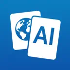 Word card AI iOS Icon