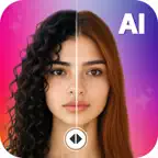 Hairstyle Face Editor :Hair AI iOS Icon