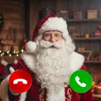 Santa Claus Video Calling App iOS Icon