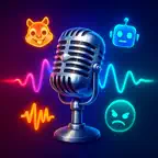 Voicy. Voice Changer Studio. iOS Icon