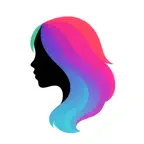 Hair Color & Hairstyle AI App iOS Icon