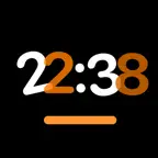Big Clock Air – Glass Funky iOS Icon