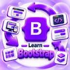 Learn Bootstrap | BootstrapHut iOS Icon