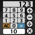 Calculator with 10 button iOS Icon