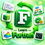 Learn Fortran | FortranPad iOS Icon